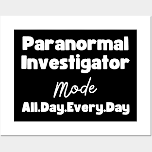 Paranormal Investigator Posters and Art